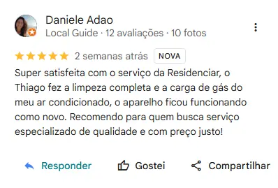 Avaliação cliente 10