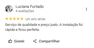 Avaliação cliente 6